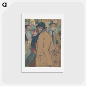 アートポストカード-Alfred la Guigne - アンリ ド トゥールーズ ロートレック Postcard.