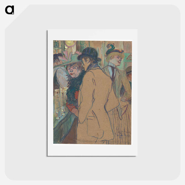 アートポストカード-Alfred la Guigne - アンリ ド トゥールーズ ロートレック Postcard.