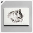 アートパネル-Sketch of a cat - ジャン ベルナール Canvas.