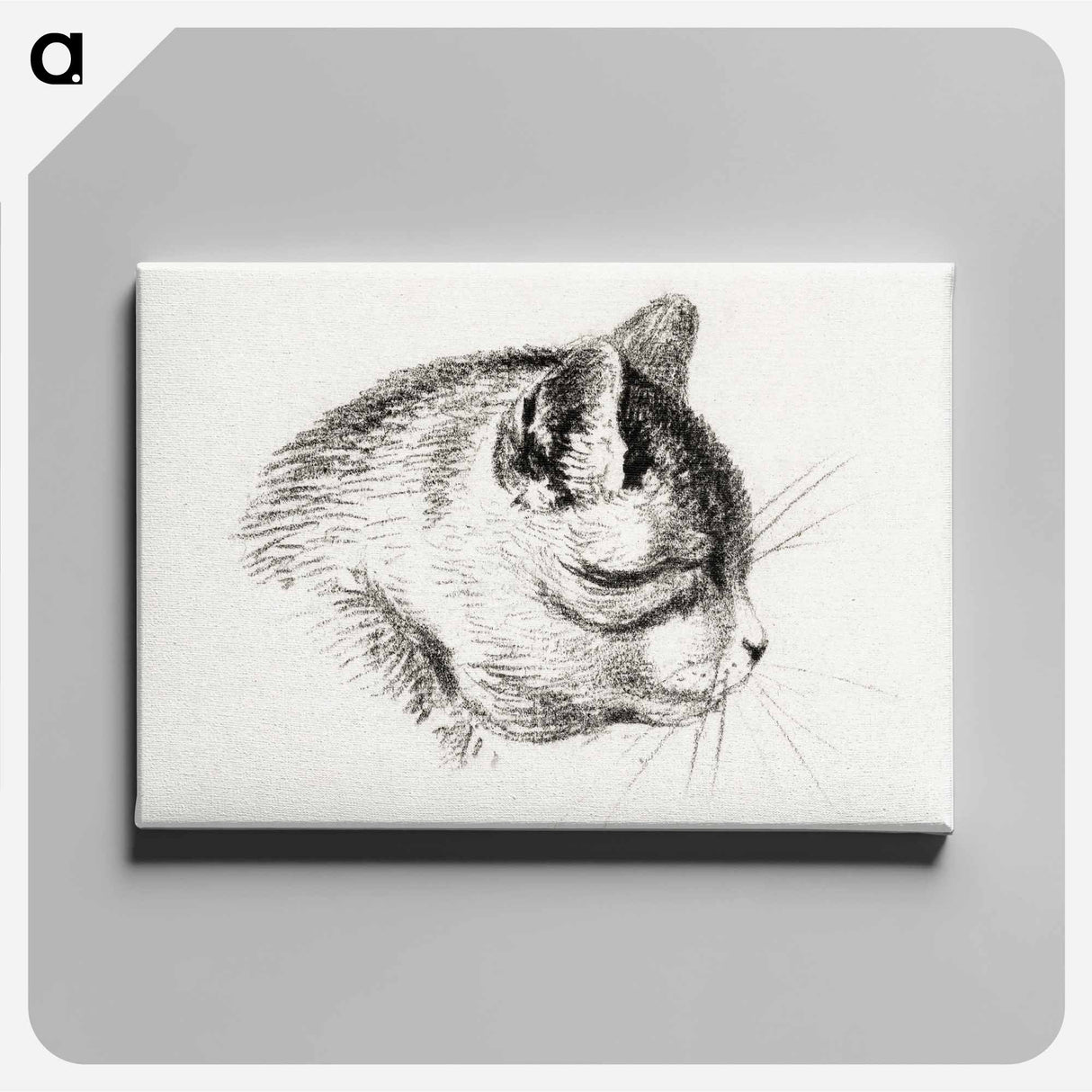 アートパネル-Sketch of a cat - ジャン ベルナール Canvas.