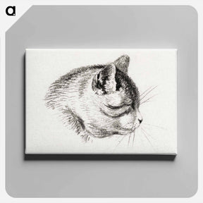 アートパネル-Sketch of a cat - ジャン ベルナール Canvas.