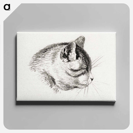 アートパネル-Sketch of a cat - ジャン ベルナール Canvas.