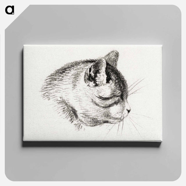 アートパネル-Sketch of a cat - ジャン ベルナール Canvas.