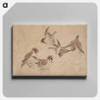 アートパネル-Album of Sketches by Katsushika Hokusai and His Disciples - 葛飾 北斎 Canvas.