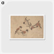 アートポストカード-Album of Sketches by Katsushika Hokusai and His Disciples - 葛飾 北斎 Postcard.