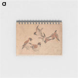 Album of Sketches by Katsushika Hokusai and His Disciples - 葛飾 北斎 Memo.