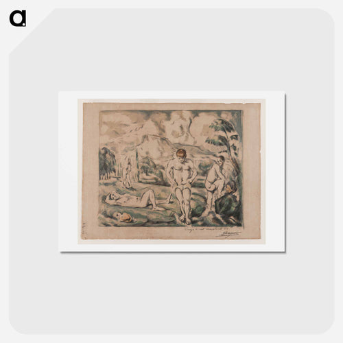 The Large Bathers - Paul Cézanne Postcard.