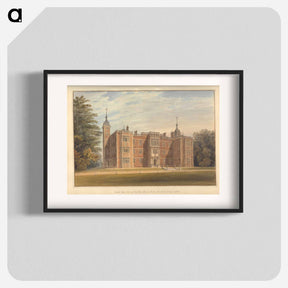 アートポスター-North West view of Charlton House, Kent; The Seat of Lady Wilson
 - イェール大学アートギャラリー Poster.