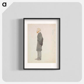 アートポスター-Caricature of doctor buistroff - アルバート エーデルフェルト Poster.