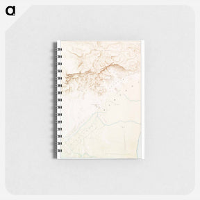 アートメモ帳-Topographic map of the ruins of Thebes - アンティーク地図 Memo.