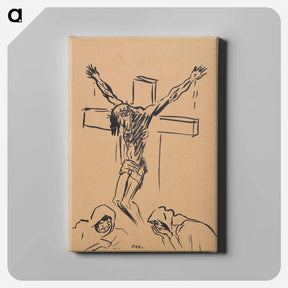 アートパネル-Crucifixion - アーノルド ピーター ワイズ クビンチャン Canvas.