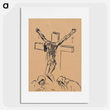 Crucifixion - アーノルド ピーター ワイズ クビンチャン Poster.