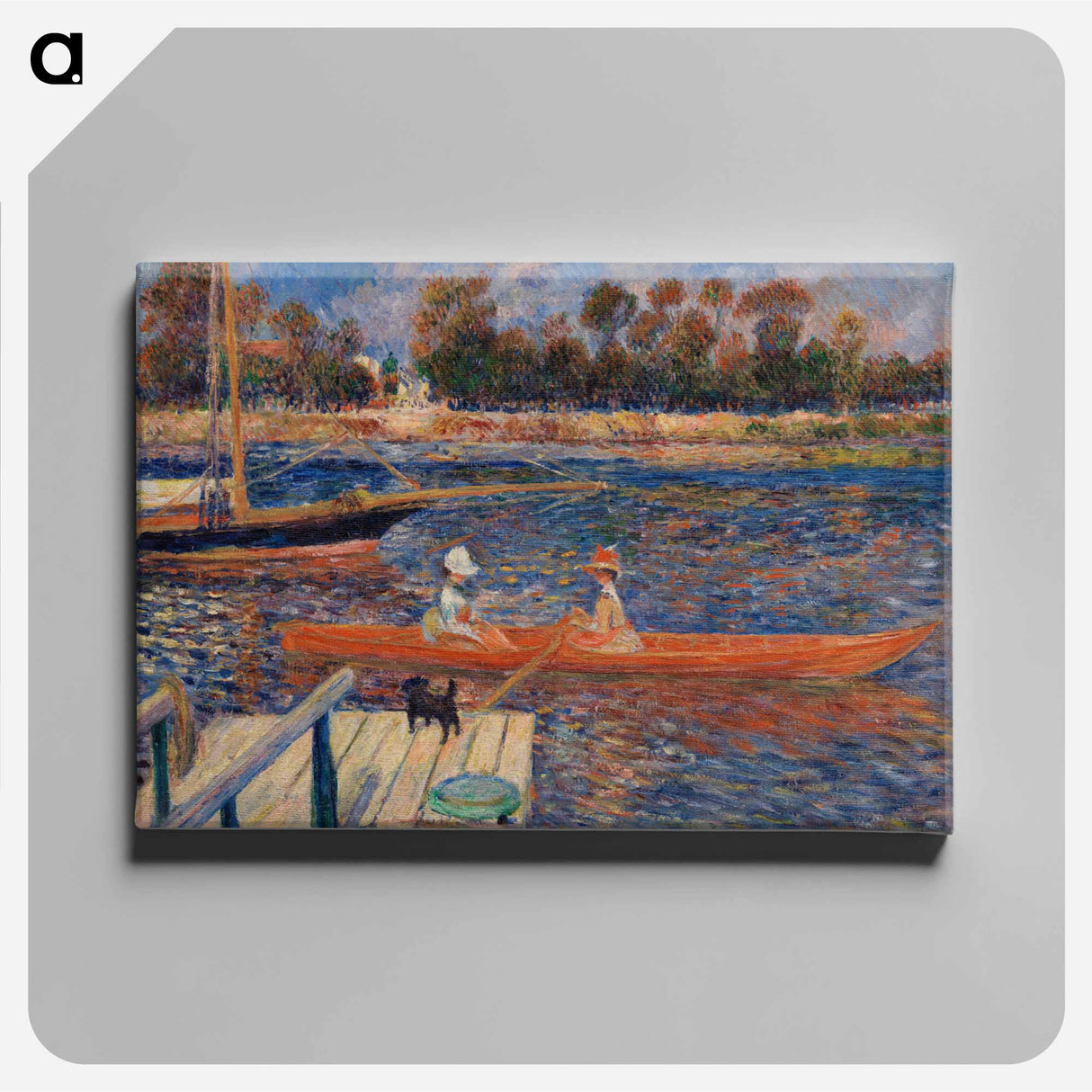 アートパネル-The Seine at Argenteuil
 - バーンズ・コレクション Canvas.