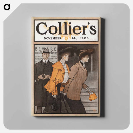 アートパネル-Collier's November 14 - エドワード ペンフィールド Canvas.