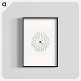 Vintage marine life illustration on white background - エルンスト ヘッケル Poster.