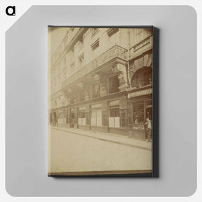 アートパネル-6-8 rue de Valois
 - ウジェーヌ アジェ Canvas.