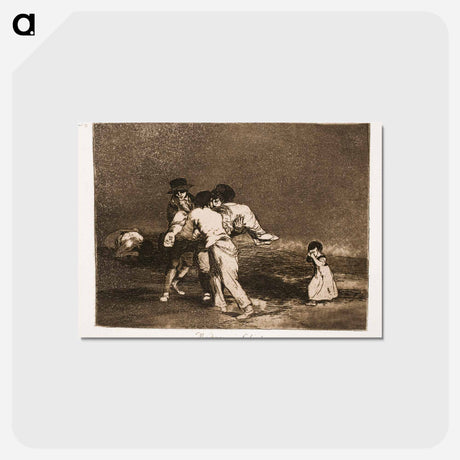 アートポストカード-Äiti parka! - フランシスコ デ ゴヤ Postcard.