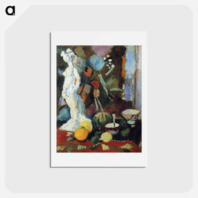 アートポストカード-Still Life with Statuette - アンリ マティス Postcard.