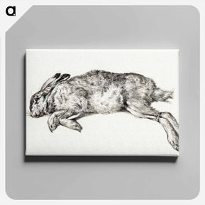 アートパネル-Dead hare - ジャン ベルナール Canvas.