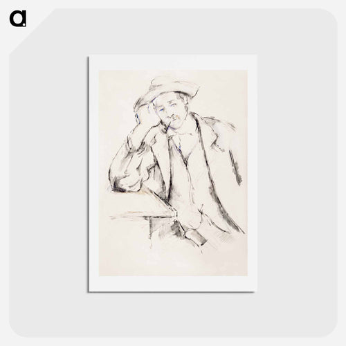Leaning Smoker - Paul Cézanne Postcard.