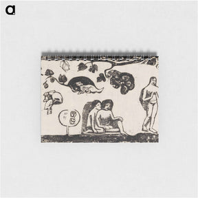 アートメモ帳-Women, Animals, and Foliage - ポール ゴーギャン Memo.