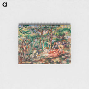 アートメモ帳-Picnic (Le Déjeuner sur l'herbe) - ピエール オーギュスト ルノワール Memo.