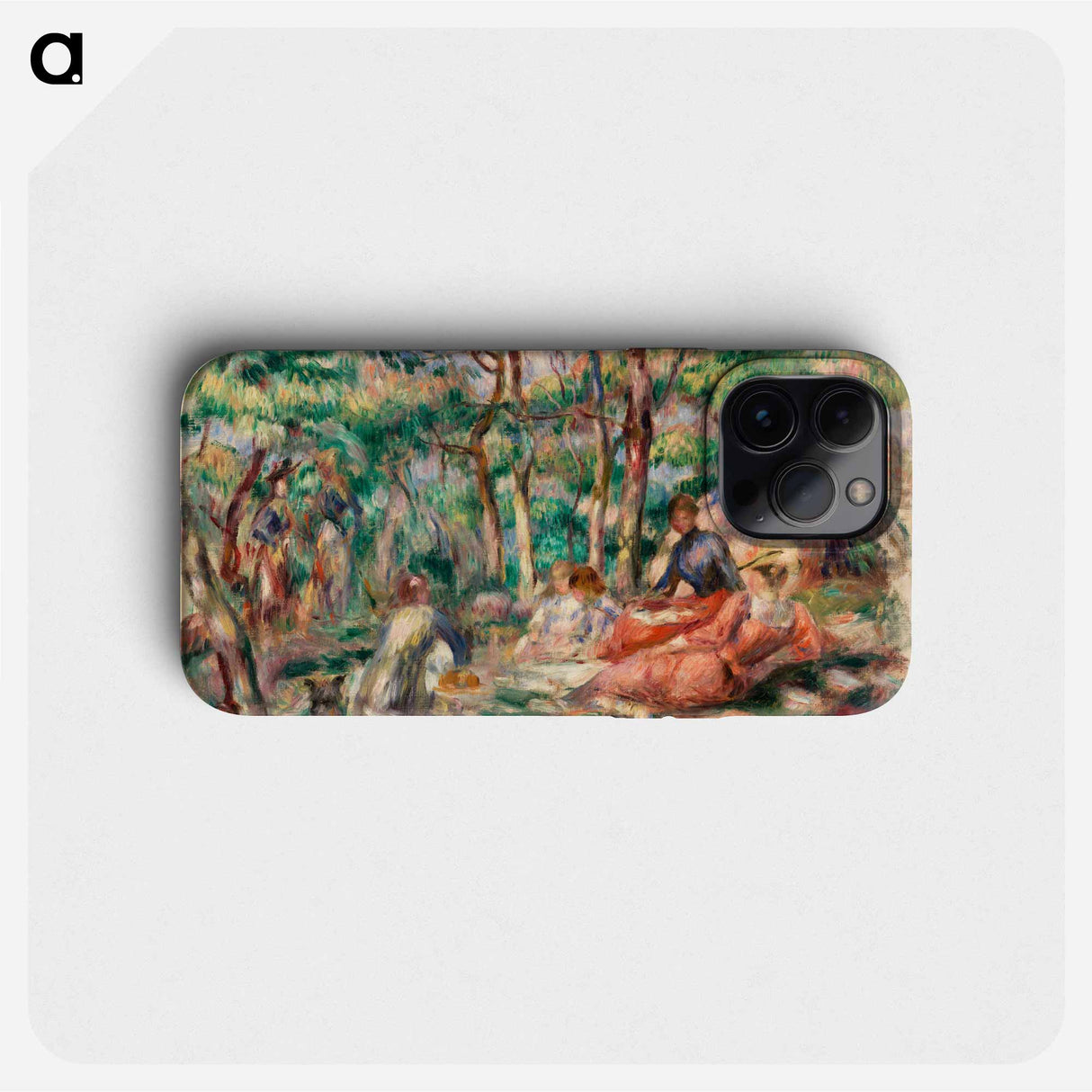 Picnic (The Daughter of the Herb) - Pierre Auguste Renoir Phone Case.