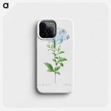 Plumbago caerulea - ピエール ジョゼフ ルドゥーテ Phone Case.