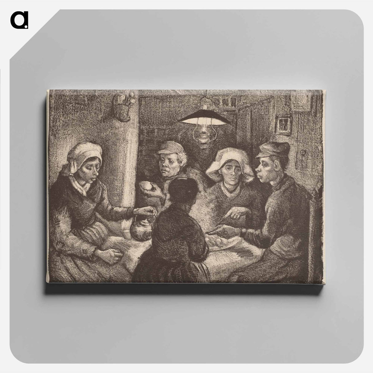 Potato Eaters - Vincent van Gogh Canvas.