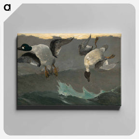 アートパネル-Right and Left - ウィンスロー ホーマー Canvas.