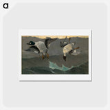 アートポストカード-Right and Left - ウィンスロー ホーマー Postcard.