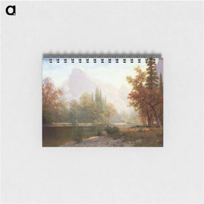 アートメモ帳-Half Dome, Yosemite - アルバート ビアスタット Memo.