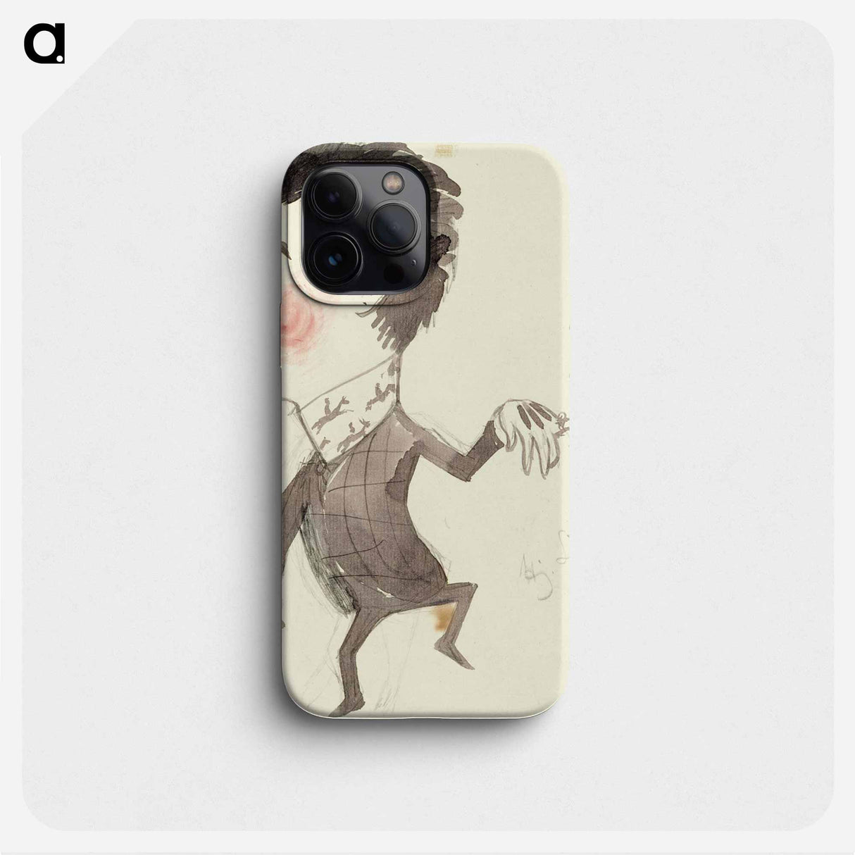 Karikatyyri hj. linderistä - アルバート エーデルフェルト Phone Case.