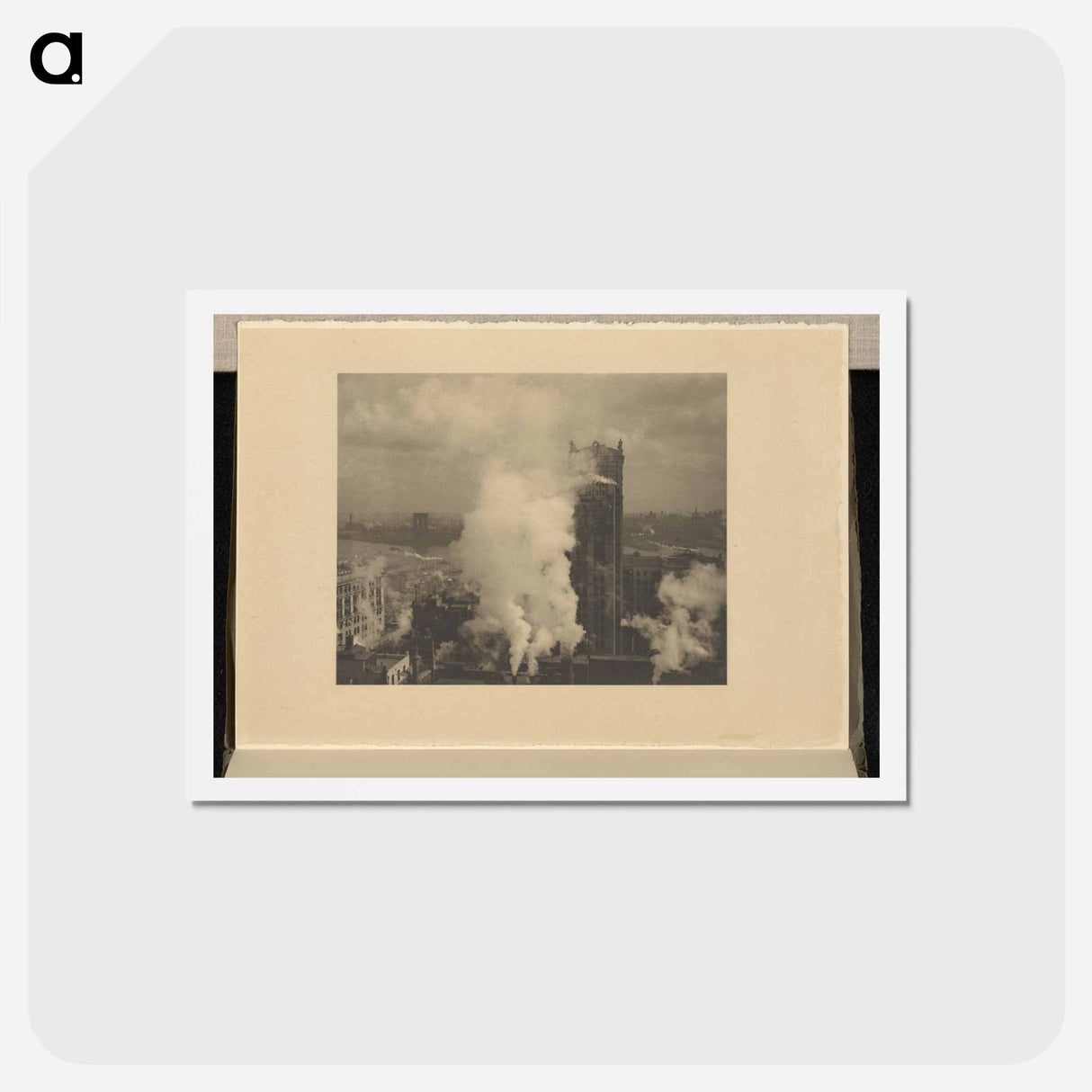 アートポストカード-Over the House-Tops - New York - アルフレッド スティーグリッツ Postcard.