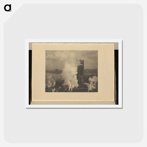 アートポストカード-Over the House-Tops - New York - アルフレッド スティーグリッツ Postcard.