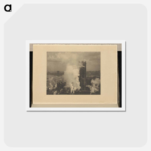 アートポストカード-Over the House-Tops - New York - アルフレッド スティーグリッツ Postcard.