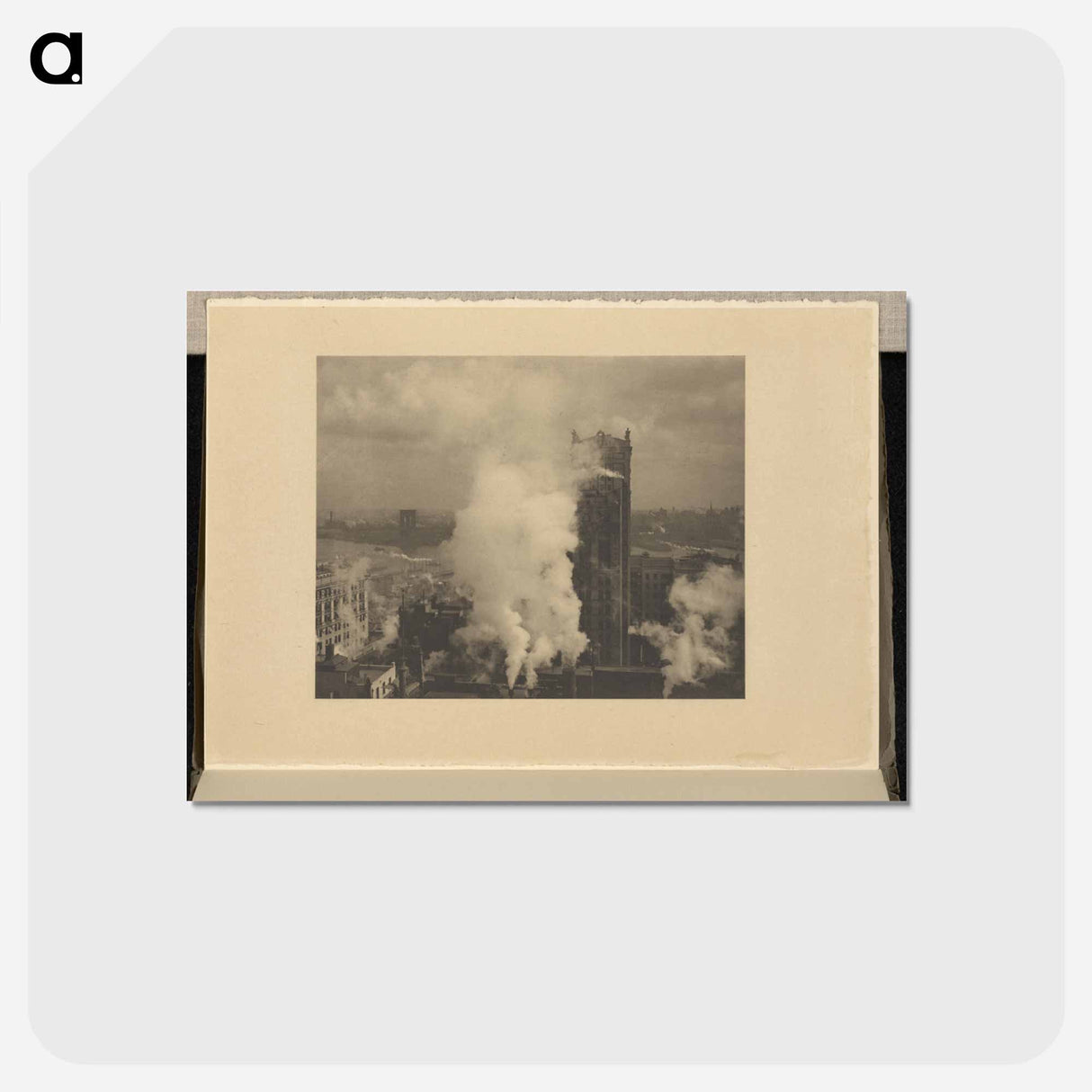 アートポストカード-Over the House-Tops - New York - アルフレッド スティーグリッツ Postcard.