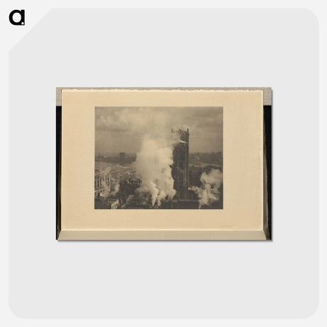 アートポストカード-Over the House-Tops - New York - アルフレッド スティーグリッツ Postcard.