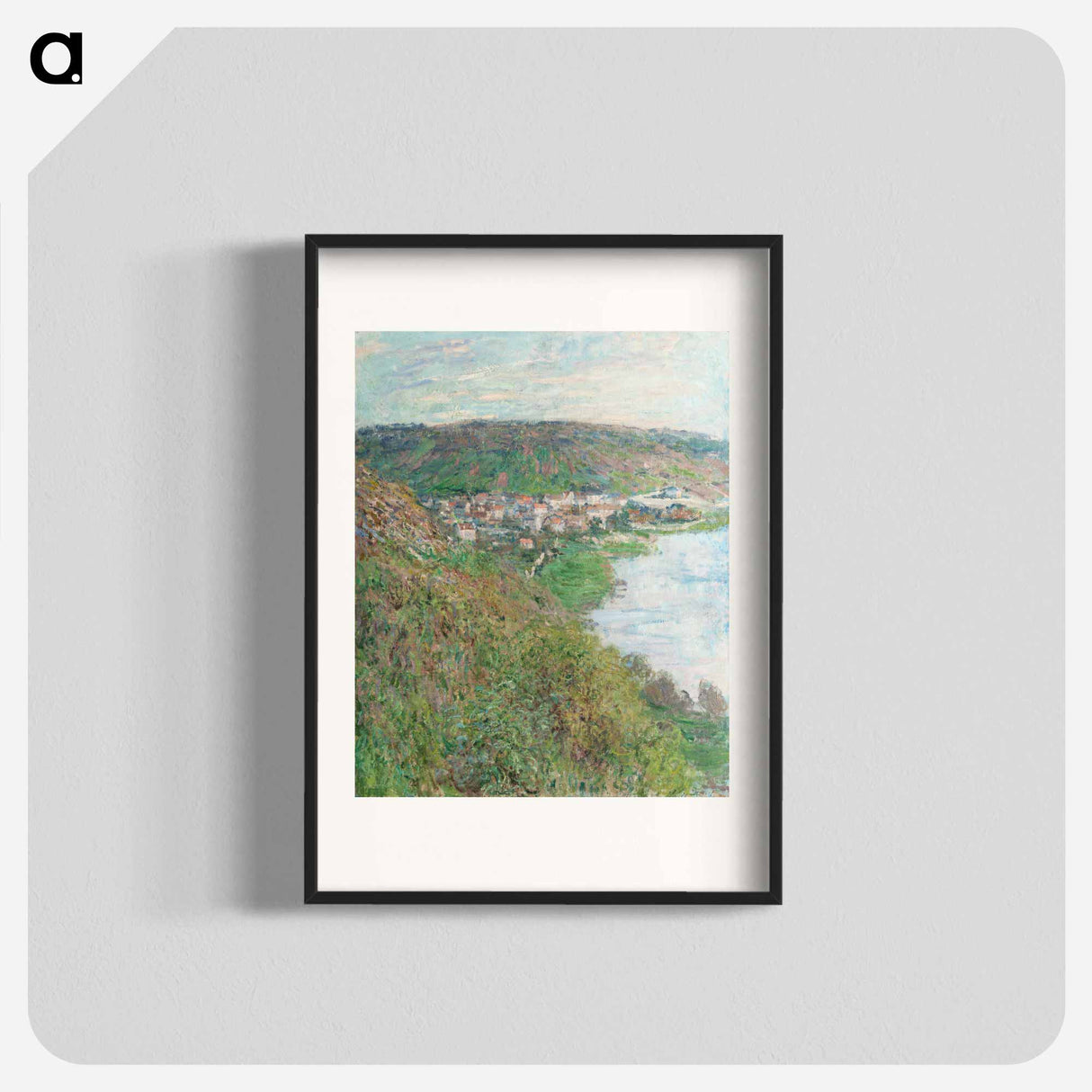 View of Vétheuil - Claude Monet Poster.