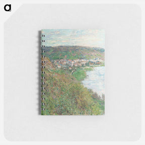 アートメモ帳-View of Vétheuil - クロード モネ Memo.