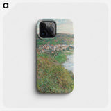 View of Vétheuil - Claude Monet Phone Case.