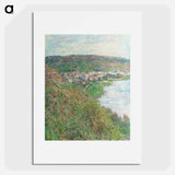 View of Vétheuil - Claude Monet Poster.