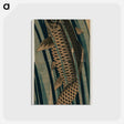 アートポストカード-Carp Ascending a Waterfall
 - クリーブランド美術館 Postcard.