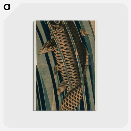 アートポストカード-Carp Ascending a Waterfall
 - クリーブランド美術館 Postcard.