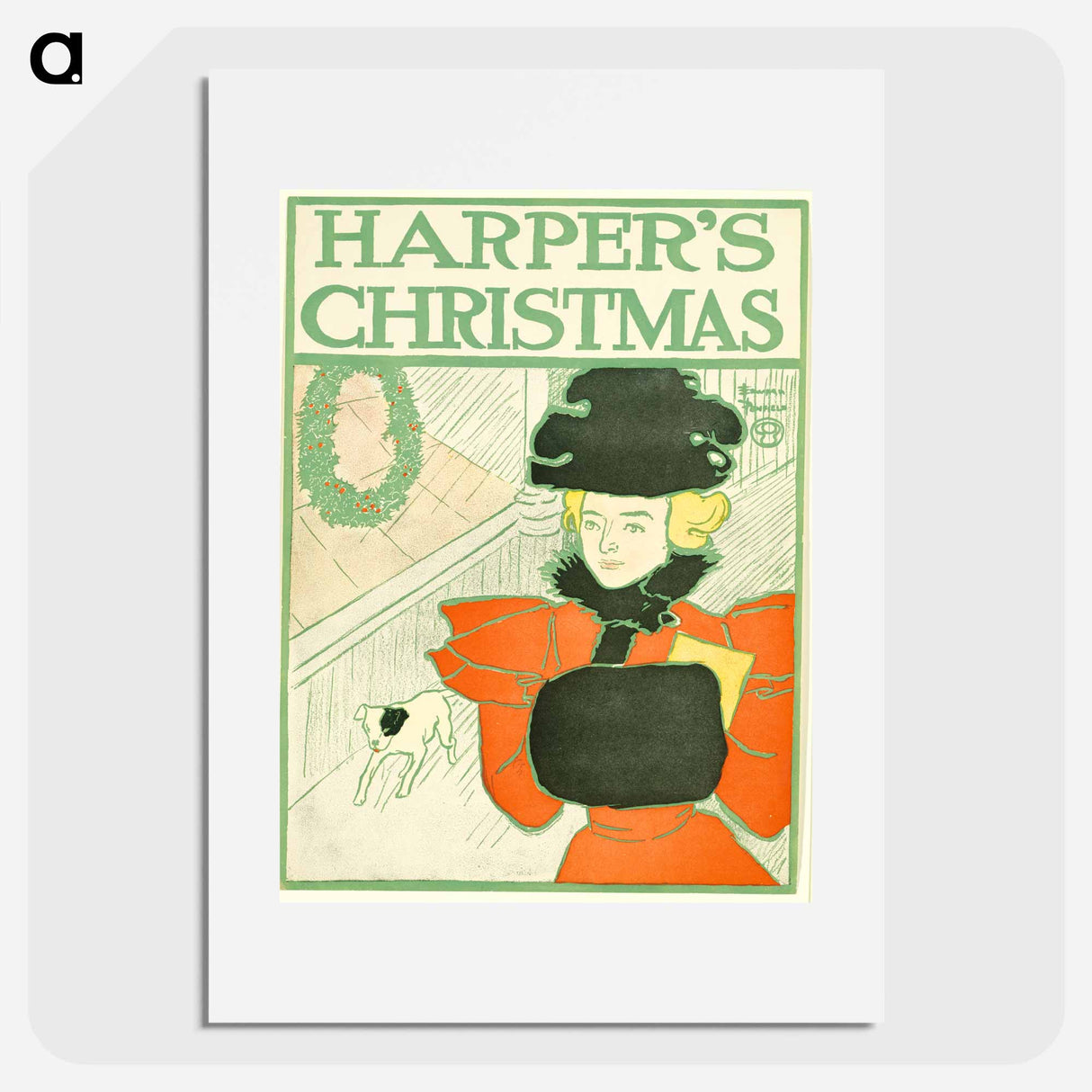 Harper's Christmas - Edward Penfield Poster.