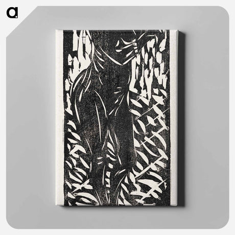 アートパネル-Nude with Jewelry - エルンスト ルートヴィヒ キルヒナー Canvas.