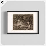 Will she rise again? - フランシスコ デ ゴヤ Poster.