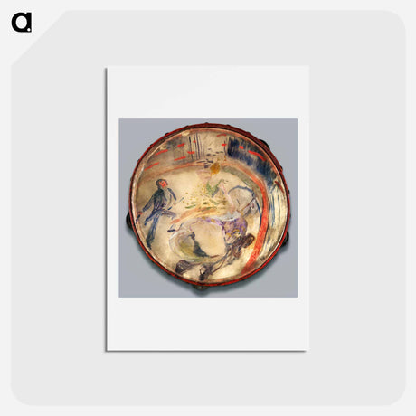 アートポストカード-Au Cirque: Écuyère - アンリ ド トゥールーズ ロートレック Postcard.