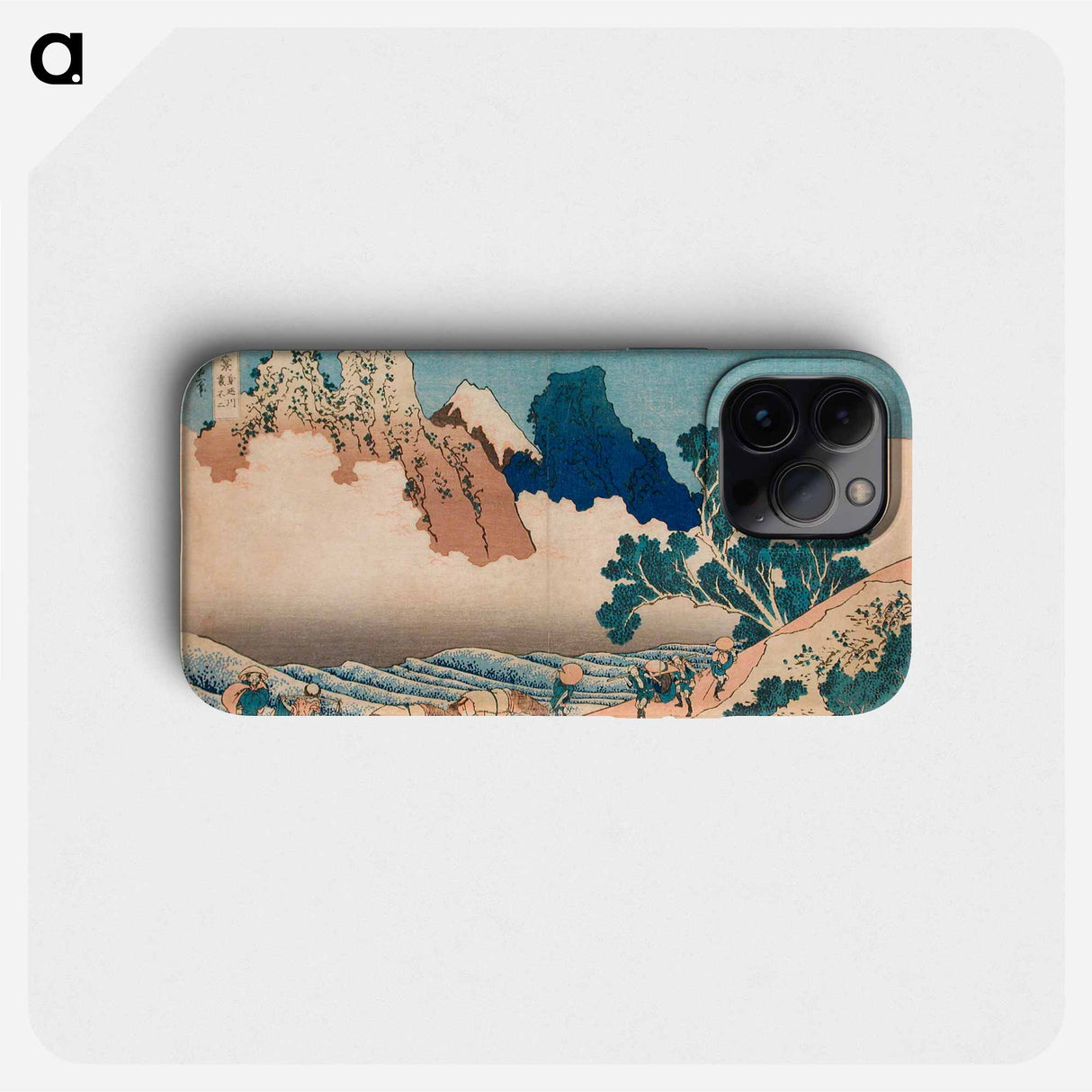 Hokusai's View from the Other Side of Fuji from the Minobu River - Katsushika Hokusai Phone Case.