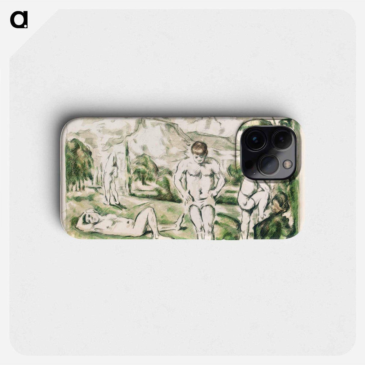 The Bathers - Paul Cezanne Phone Case.